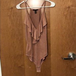 Forever 21 Velvet Bodysuit
